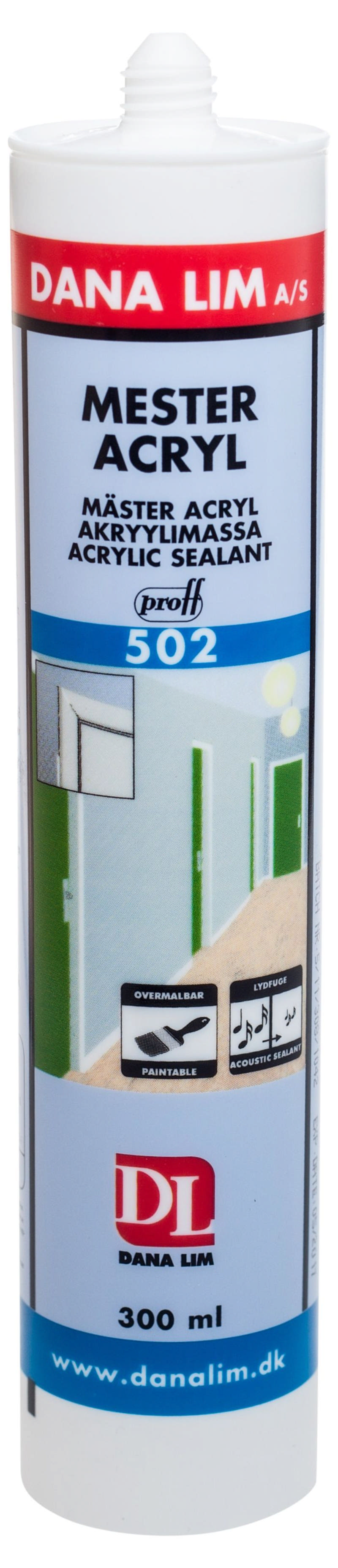 Dana Acrylic Sealant 502 White 300 ml