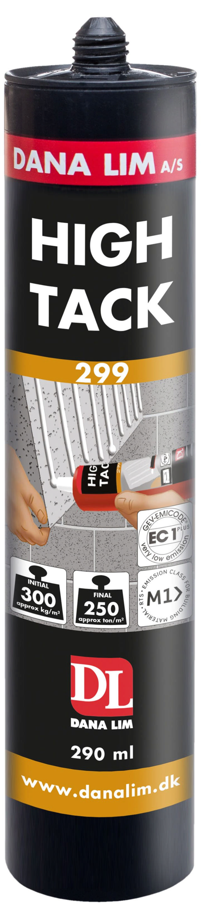 Dana Glue High Tack 299, white, 290 ml