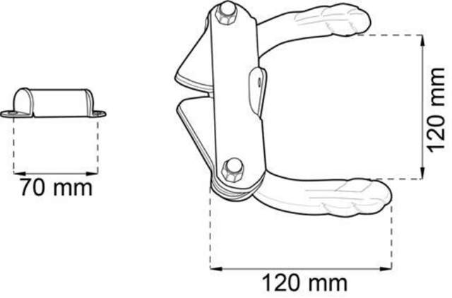 LADDER HOLDER 8517 250 MM HEATED FLOOR 