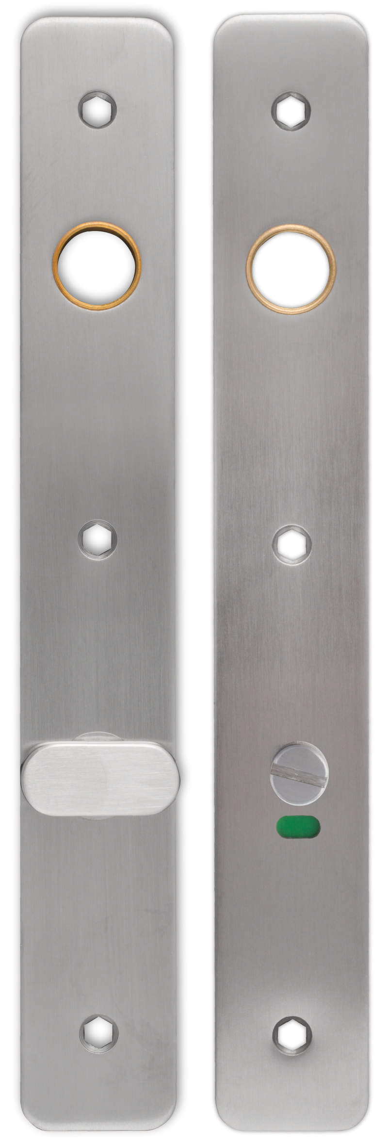 Long plate narrow profile for toilet fittings Boda C/C75