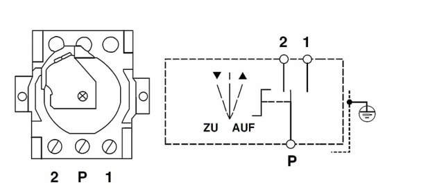 Geba contact insert spring loaded