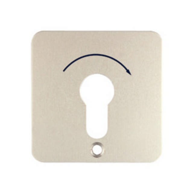 Geba front plate 68x68mm. t/ON/Off