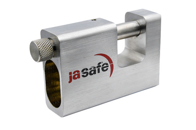 DanZafe container padlock 7765 matt chrome (13160)