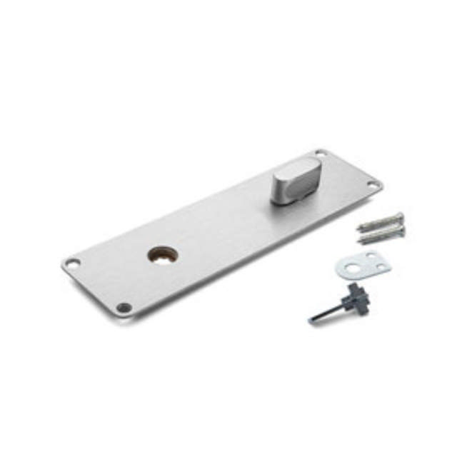 Arne Jacobsen long sign with twist, Polished brass