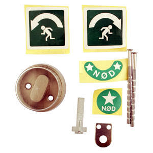 Lockit emergency exit fitting 1150/1152 stainless/complete (12305)