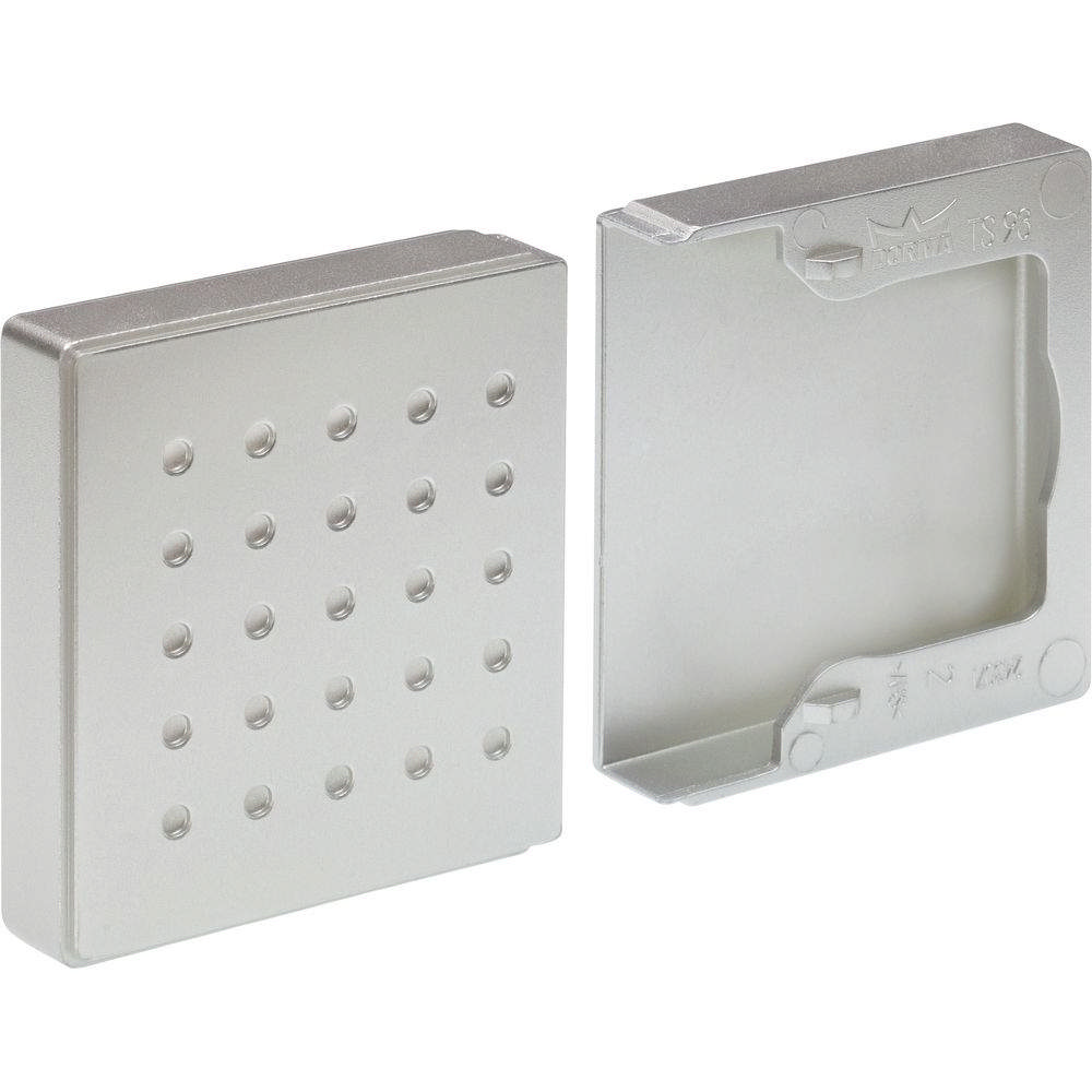 Dorma End cap TS93 EN2-5, Silver (set of 2)