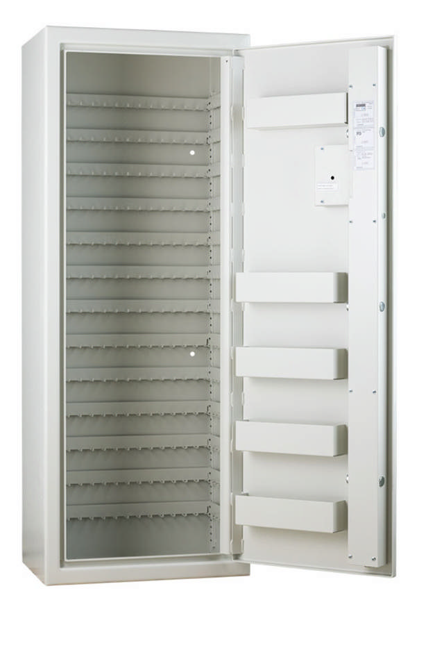 Profsafe key cabinet S1500, 364 hooks, approved, with electric code lock