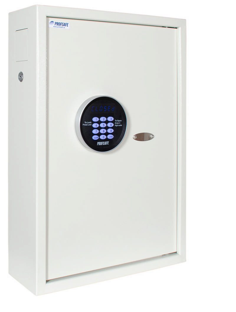 Profsafe key cabinet with 101 hooks with code lock