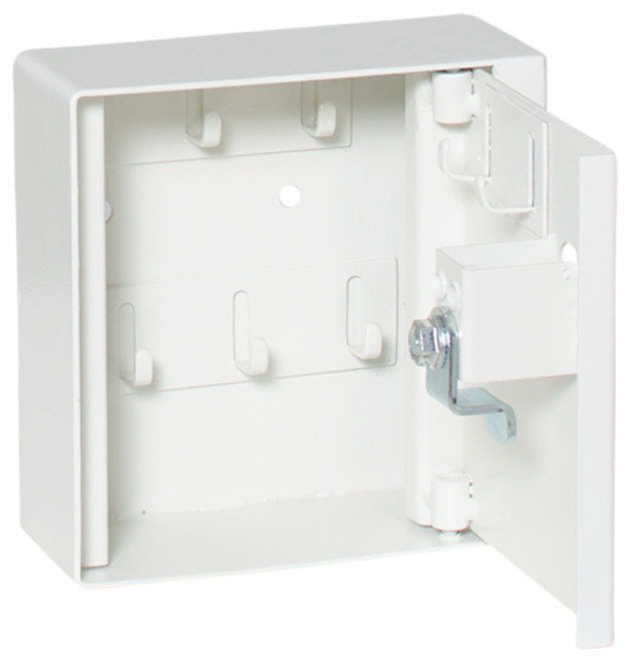 Profsafe key cabinet with 8 key hooks t/oval cyl.