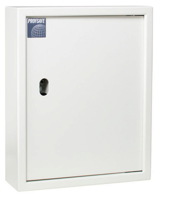 Profsafe key cabinet with 38 key hooks t/oval cyl.