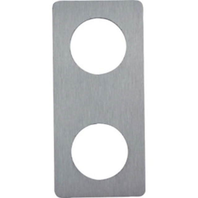 Lockit long plate 1223-85mm. polished stainless for boda locks