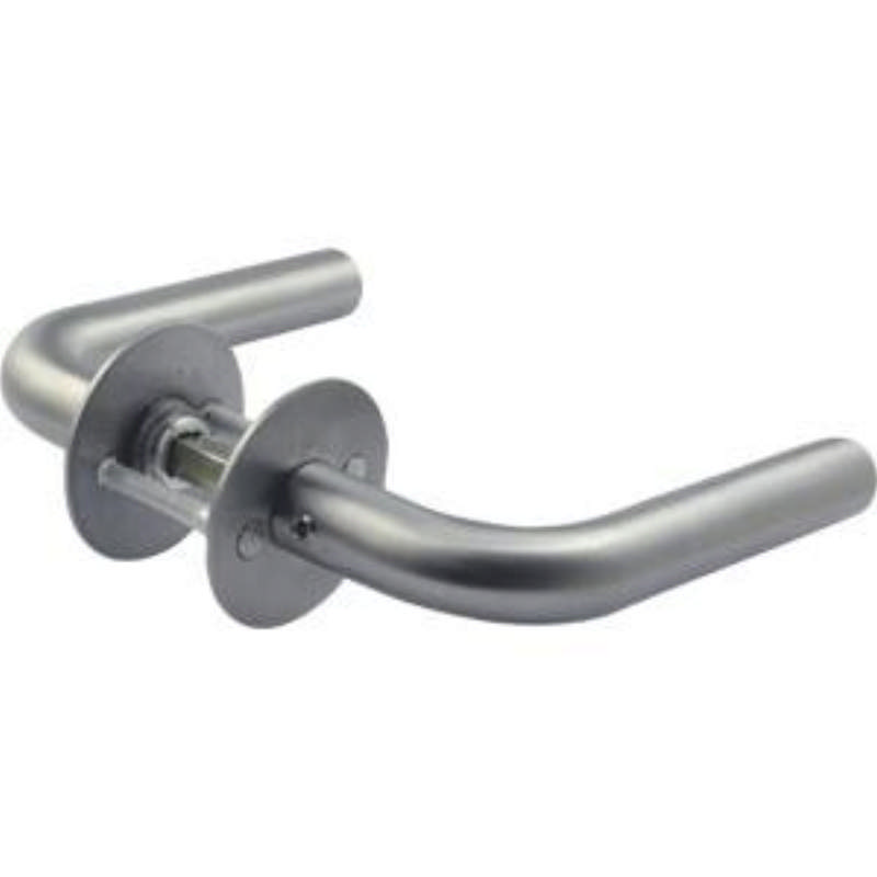 Lockit door handle 19 L w. solid rosette