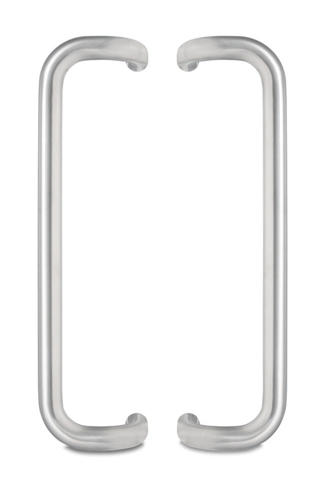 Lockit door handle Ø 19 CC 300mm, bent, set