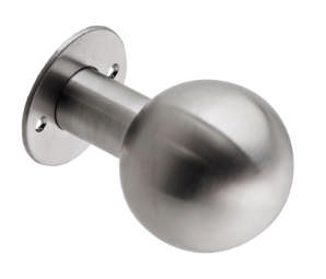 Base door knob Ø 55 mm with solid rosette, CC30
