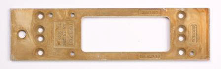 GEZE Mounting plate TS 3000 silver