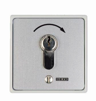 GEZE key switch with cylinder, 3 keys