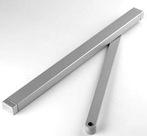 GEZE Sliding rail for TS 3000/5000, height adjustable, RAL 9016