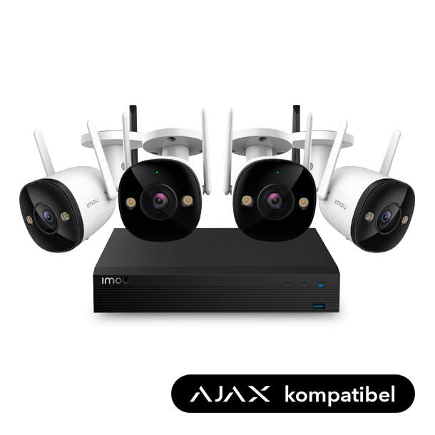 IMOU wireless video kit with 4 cameras, hard drive records 1TB