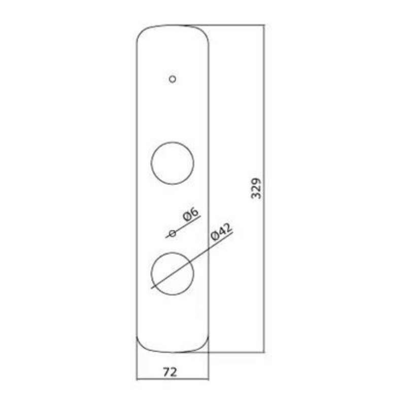 Yale Doorman interior cover plate