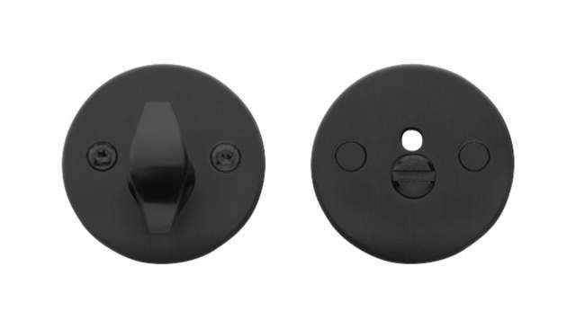 Randi Line 18 Toilet fitting (Boda), black PVD