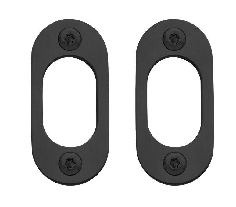 Randi Line 18 cylinder plate solid cyl/cyl SMP, black PVD