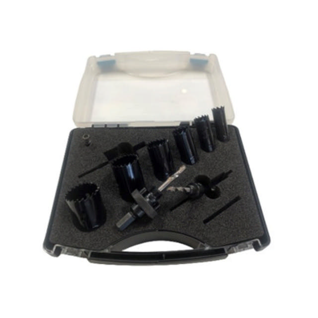 Heller hole saw set 19,22,25,30,35,40 mm with adapter