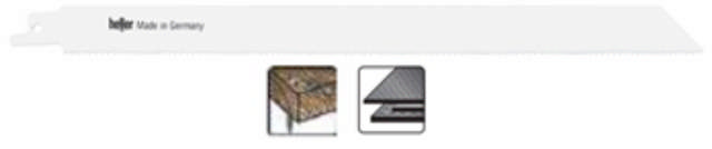 Heller bayonet saw blade 260mm wood/metal, pk. a 5 pcs. S1222VF