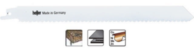 Heller bayonet saw blade 205mm demolition/universal, pk. a 5 pcs.