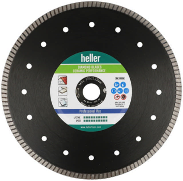 Heller diamond blade performance for ceramics
