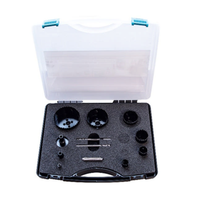 Heller hole saw set 19,22,29,38,44,57 mm