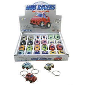 Key ring w/"Mini Racers" 24 pcs. (full display)
