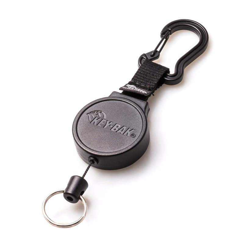 KeyBak MID6 w/ 90 cm polyester cord, carabiner