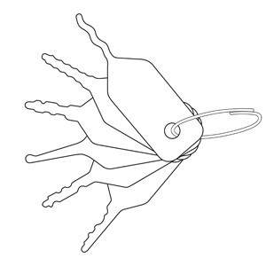 Souber Tools dirt set (jigglers) MJ2 micro (6 pcs.)