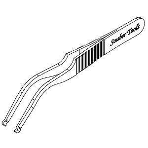 Souber Tools tweezers curved