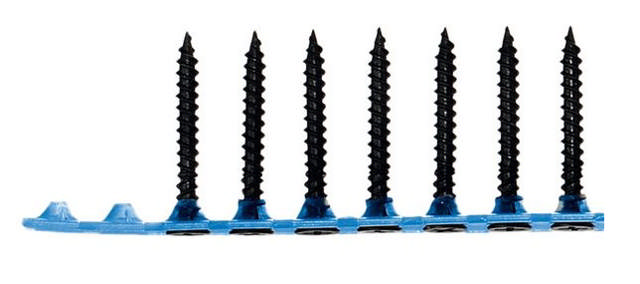 EXP Hard gypsum screw t/steel 3.9x51 banded PK 1,000