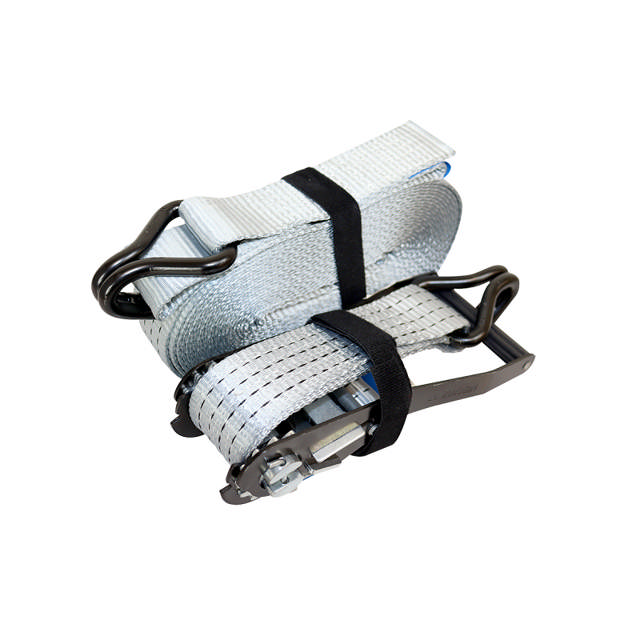 CARGOFIX Strap lashing 50 mm x 10.0 mtr. gray 4000 kg w/hooks