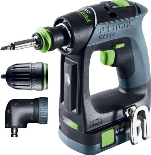Festool Cordless drill/screwdriver CXS 12 2.5-Set