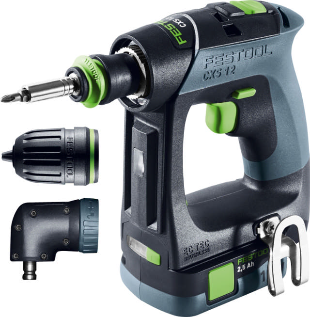 Festool Cordless drill/screwdriver CXS 12 2.5-Set