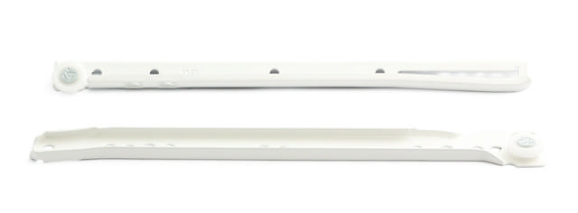 DRAWER RUN 450MM 1 SET WHITE