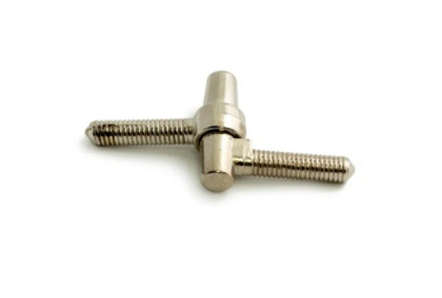 DRILLING HINGE 2PCS NICKEL-PLATED 