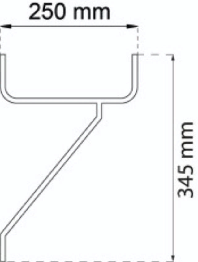 LADDER HOLDER 250MM ELEGANT
