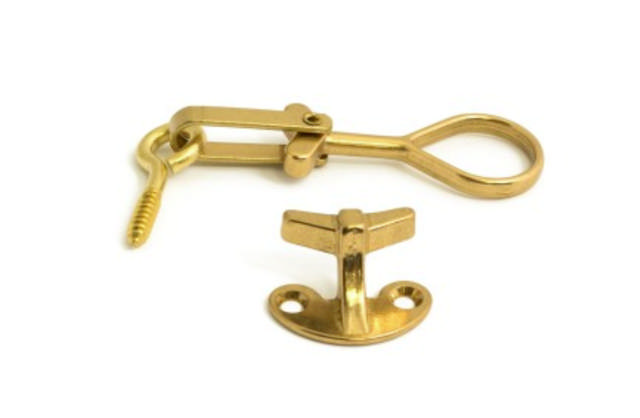 2 pcs BRASS ATTACHMENT WITH RING