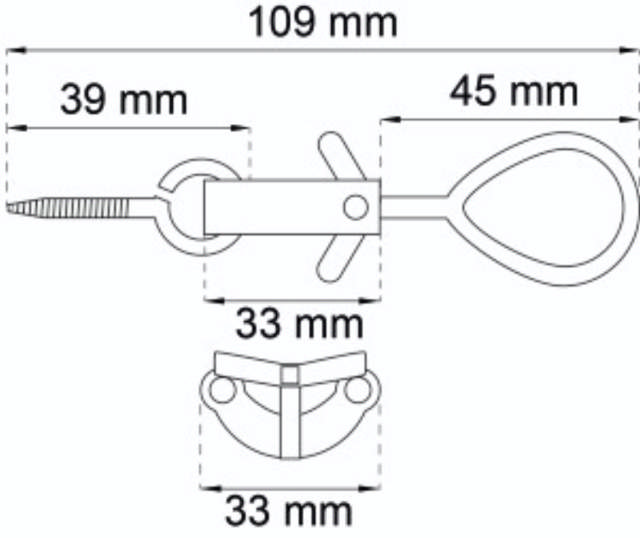 2 pcs BRASS ATTACHMENT WITH RING