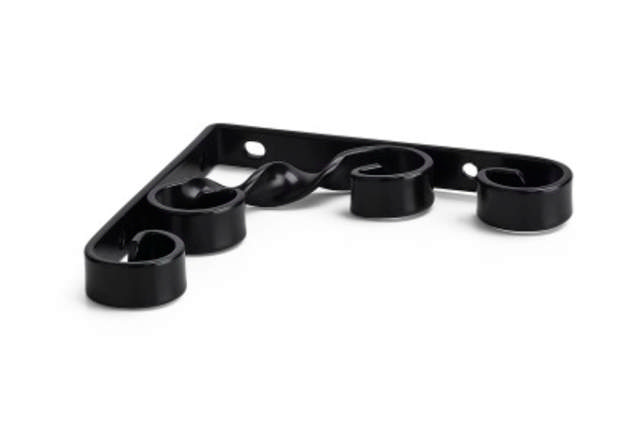 SHELF BRACKET 100X100MM BLACK