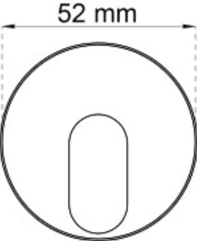 CYLINDER TURN CONCEALED MOUNTING RF