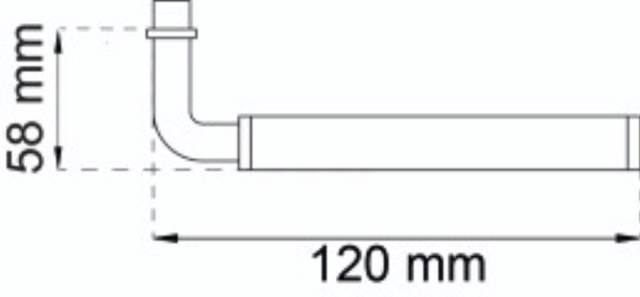 DOOR HANDLE 384 WHITE/CHROME 