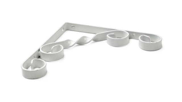 SHELF BRACKET 250X250MM WHITE