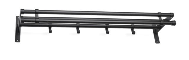 HAT RACK ELEGANT PLUS BLACK/BLACK