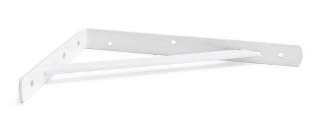 SHELF BRACKET 250X350 W/DIAGONAL WHITE