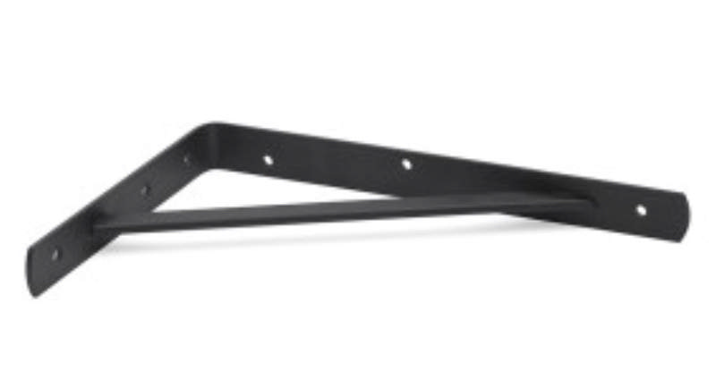 SHELF BRACKET 250X350 W/DISCRIPT BLACK